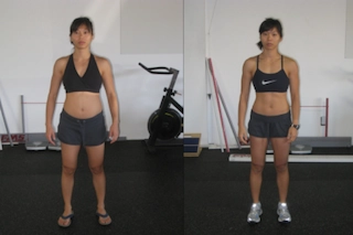 Body transformation before and after result with Queenstown personal trainer Peter Rouse